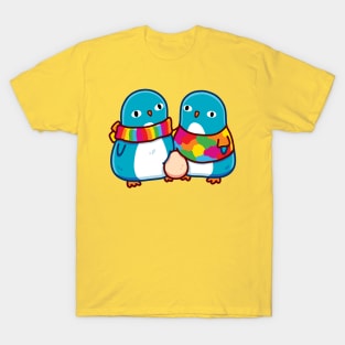 Two Awesome Penguin Dads T-Shirt